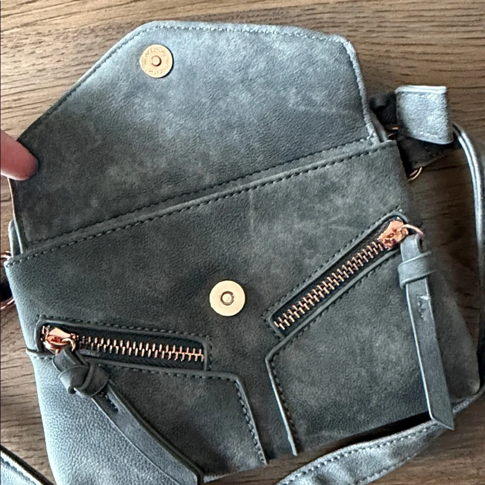 Crossbody Women's Grey Small Purse